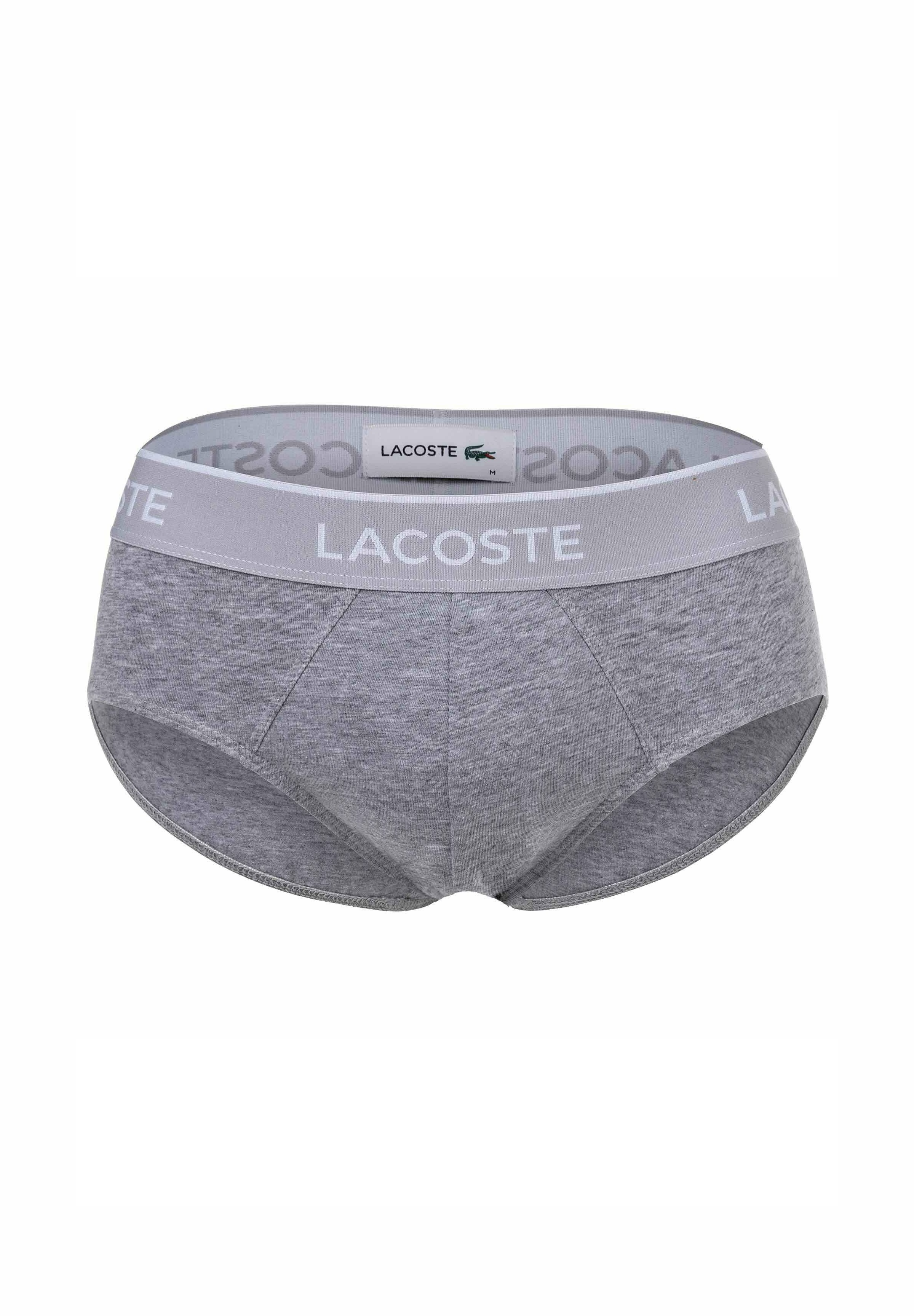 3ER PACK - CASUAL STRETCH LOGOBUND - Briefs - schwarz grau weiß