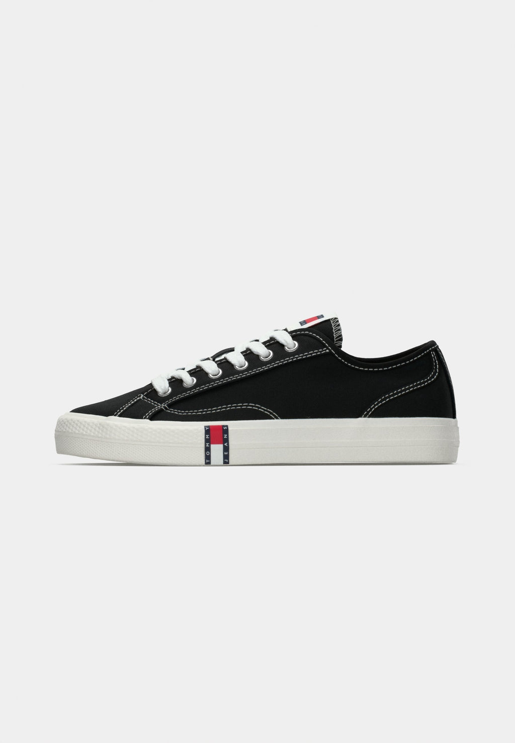 ARCHIVE FLAG STRIPE CANVAS TRAINERS - Trainers - black