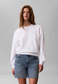 STANDARD LOGO CREW - Sweatshirt - bright white