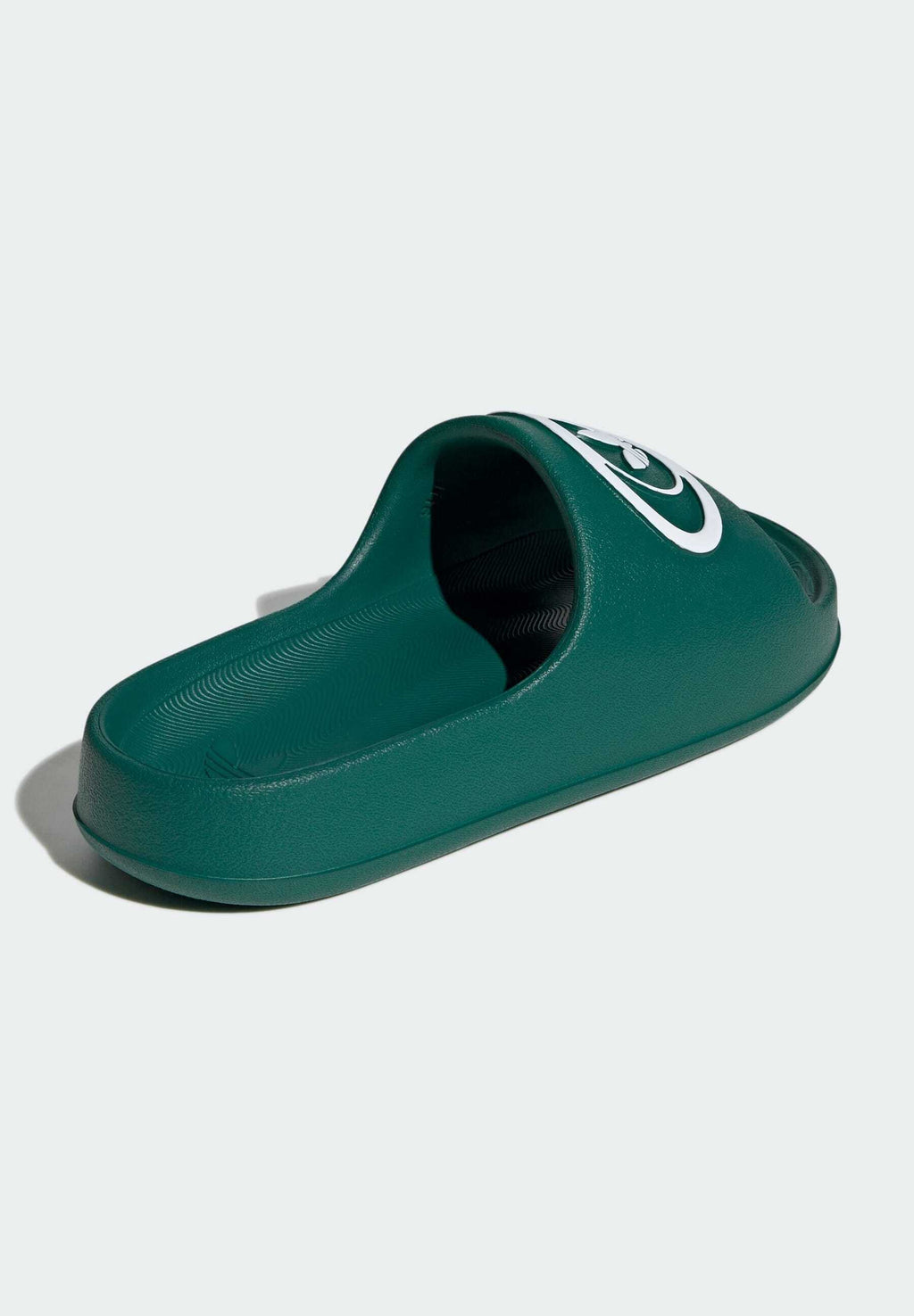 ADILETTE 00S UNISEX - Terlik - koyu yeşil/beyaz/yok