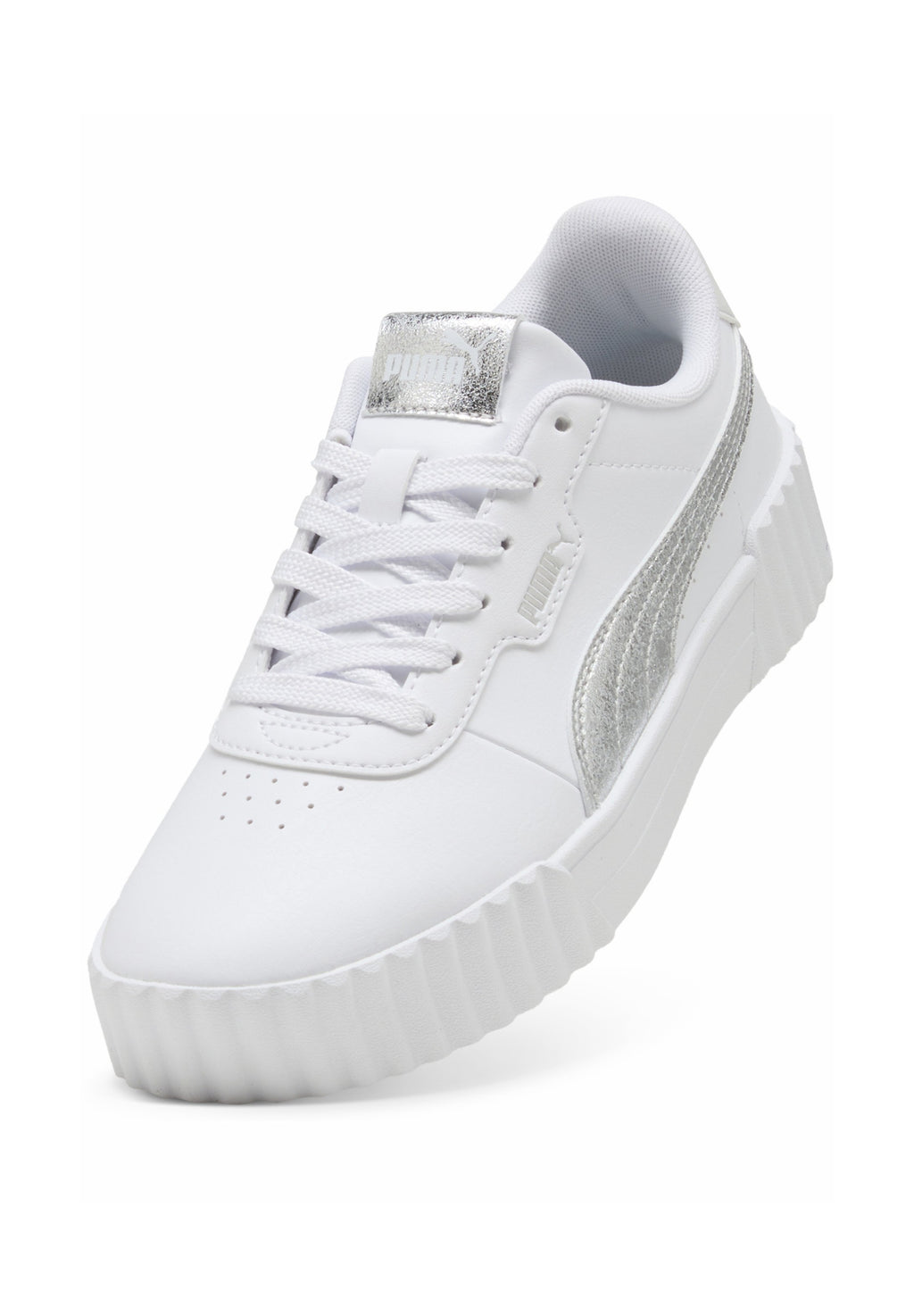 CARINA METALLIC WHISPER - Baskets basses - puma white/puma silver