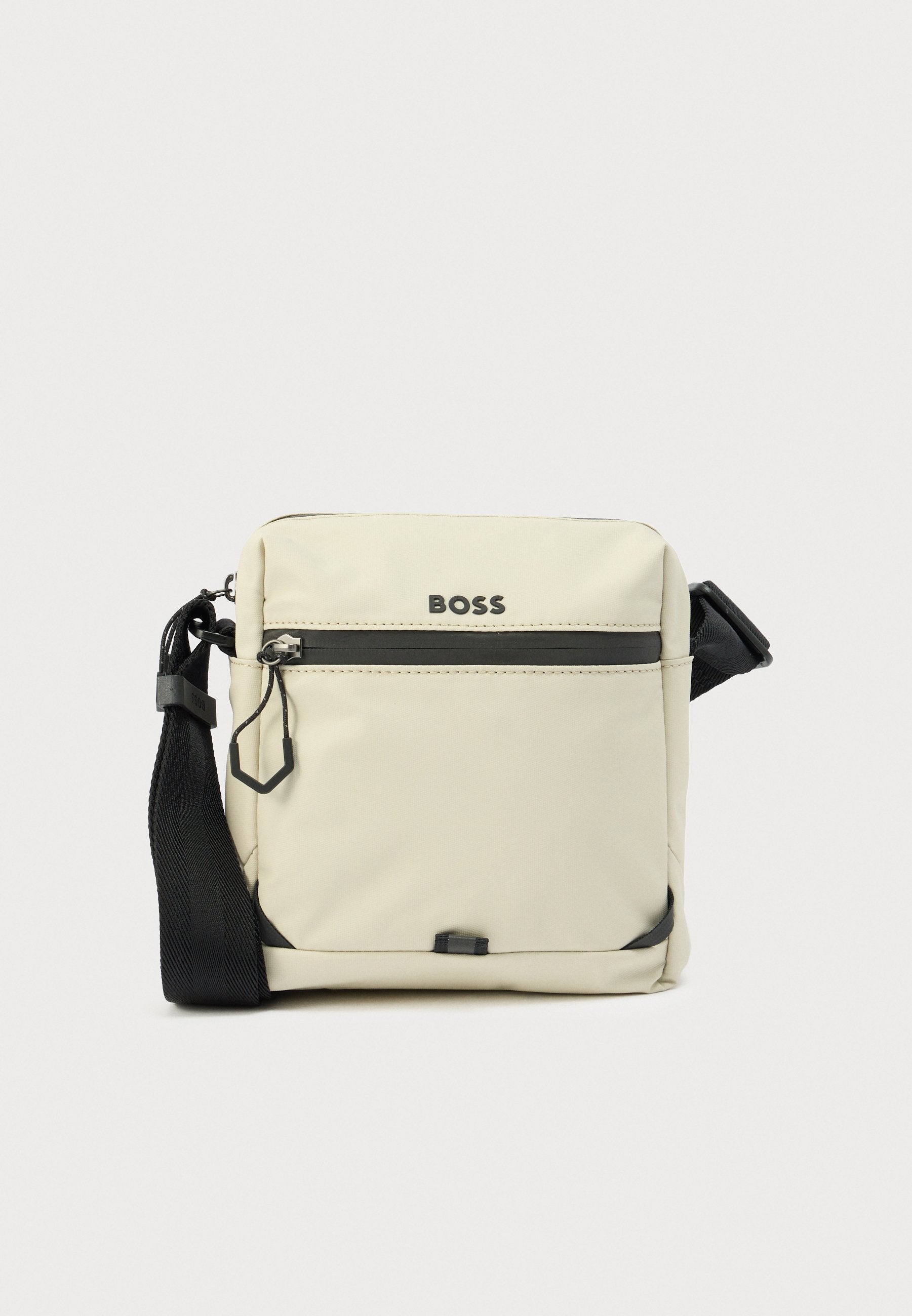 STENSON ZIP - Cross body bag - light beige