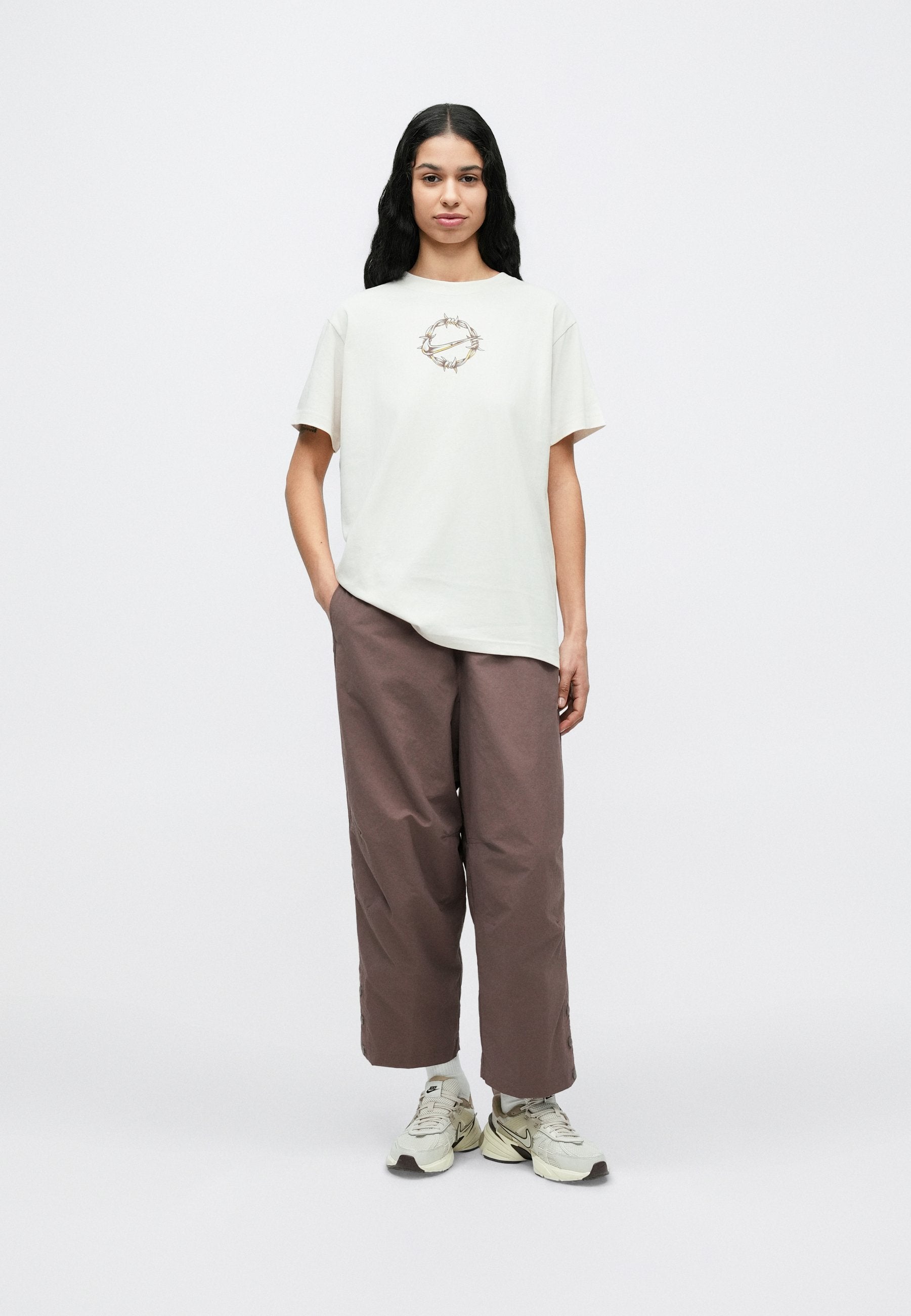 CLASSIC TEE - Print T-shirt - chalk