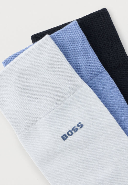3 PACK - Socks - dark blue/light blue