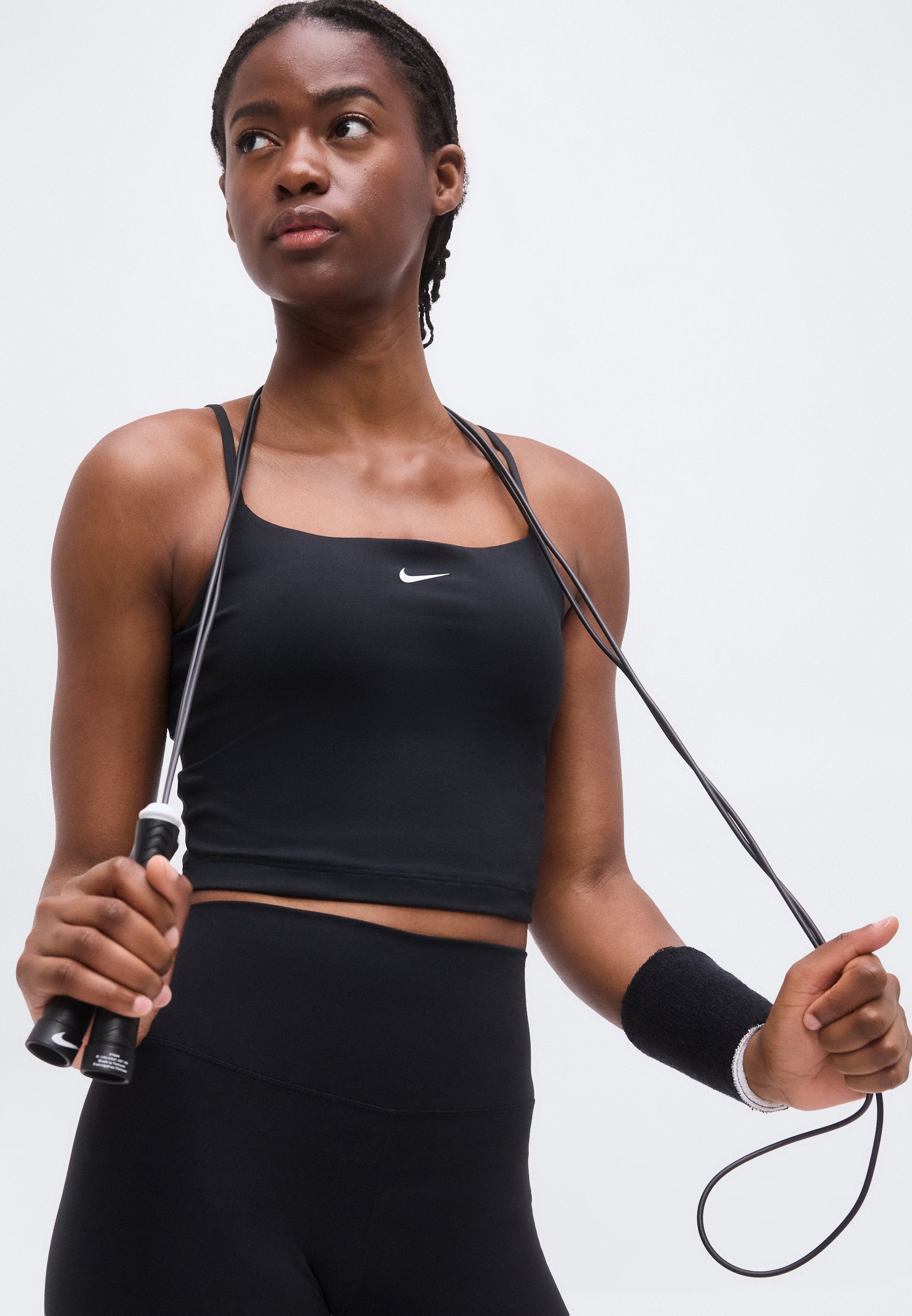 W NK ONE DF BRA TANK - Top - black/white