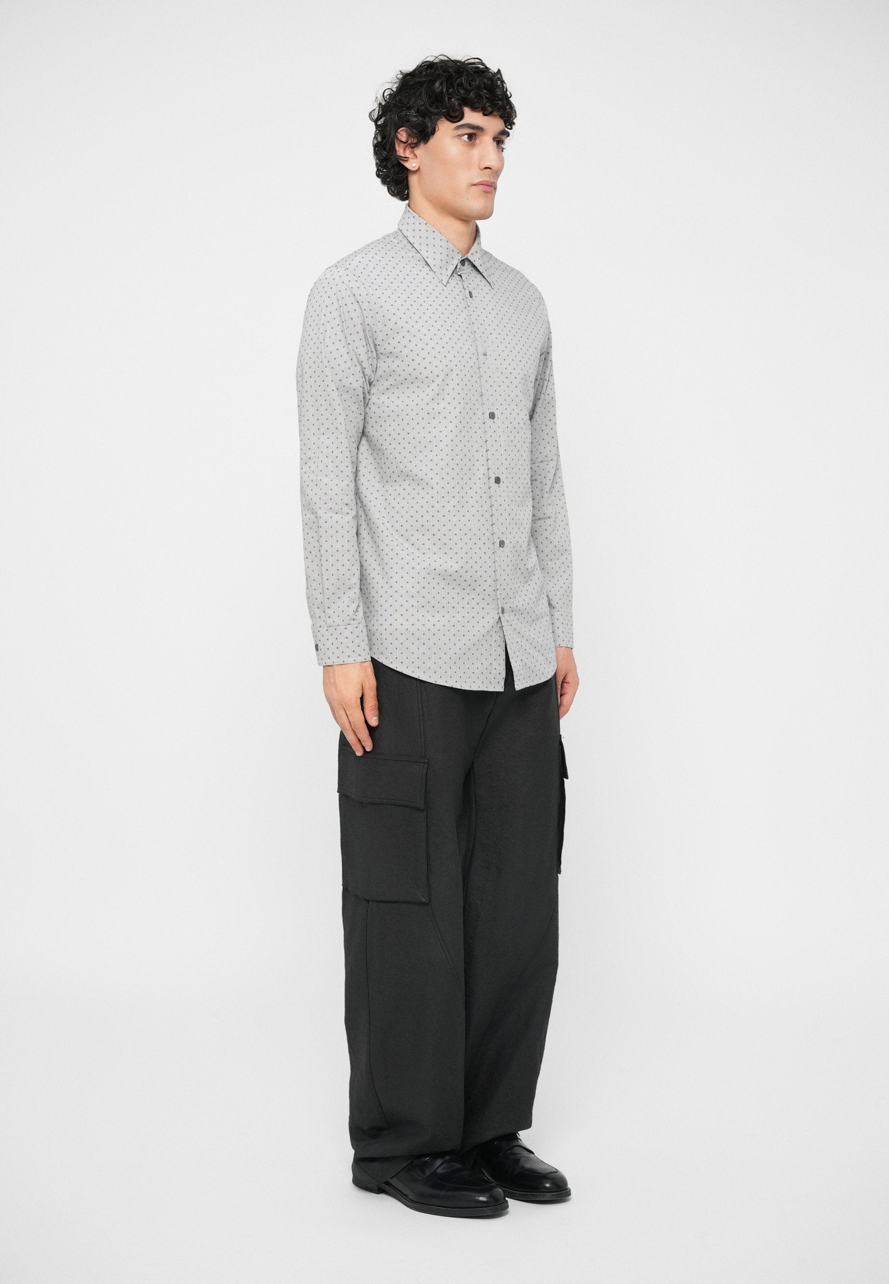 SHIRT REGULAR FIT - Shirt - grey
