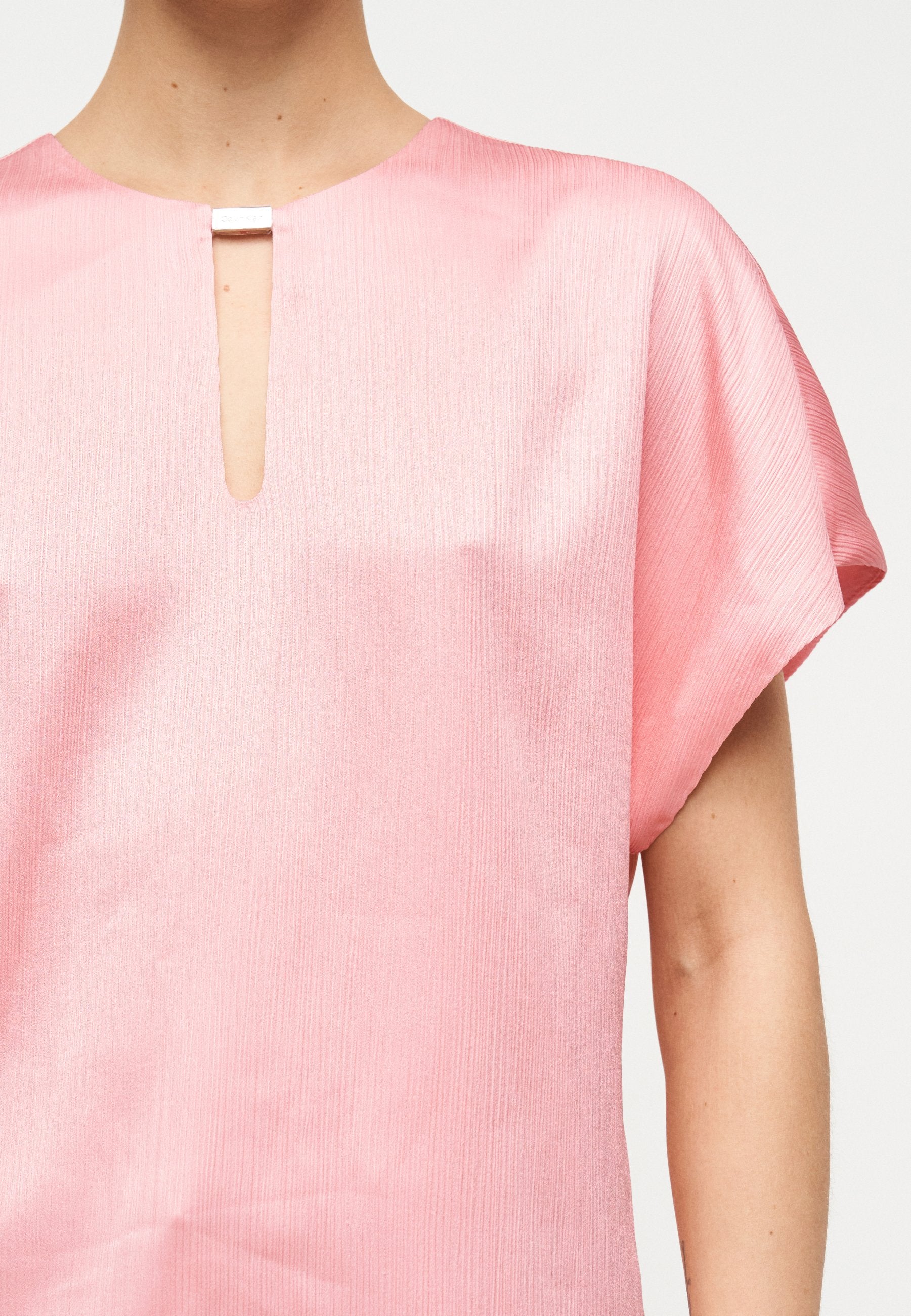 PLISSE HARDWARE  - Blouse - aloha pink