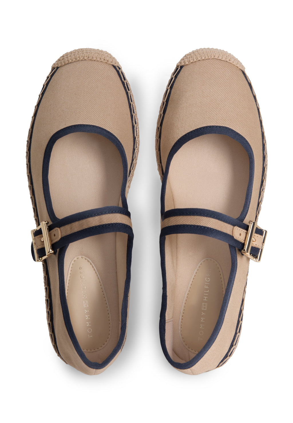 BUCKLE MARYJANE - Ankle strap ballet pumps - space blue