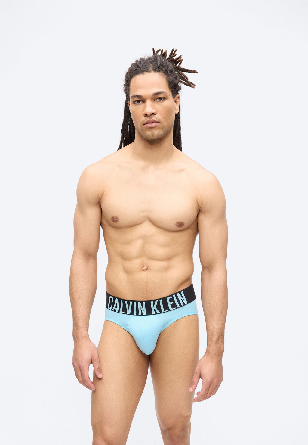 SLIPS SHORTY LOT DE 3 INTENSE POWER EN COTON - Slips - harbor mist/black/chilly blue