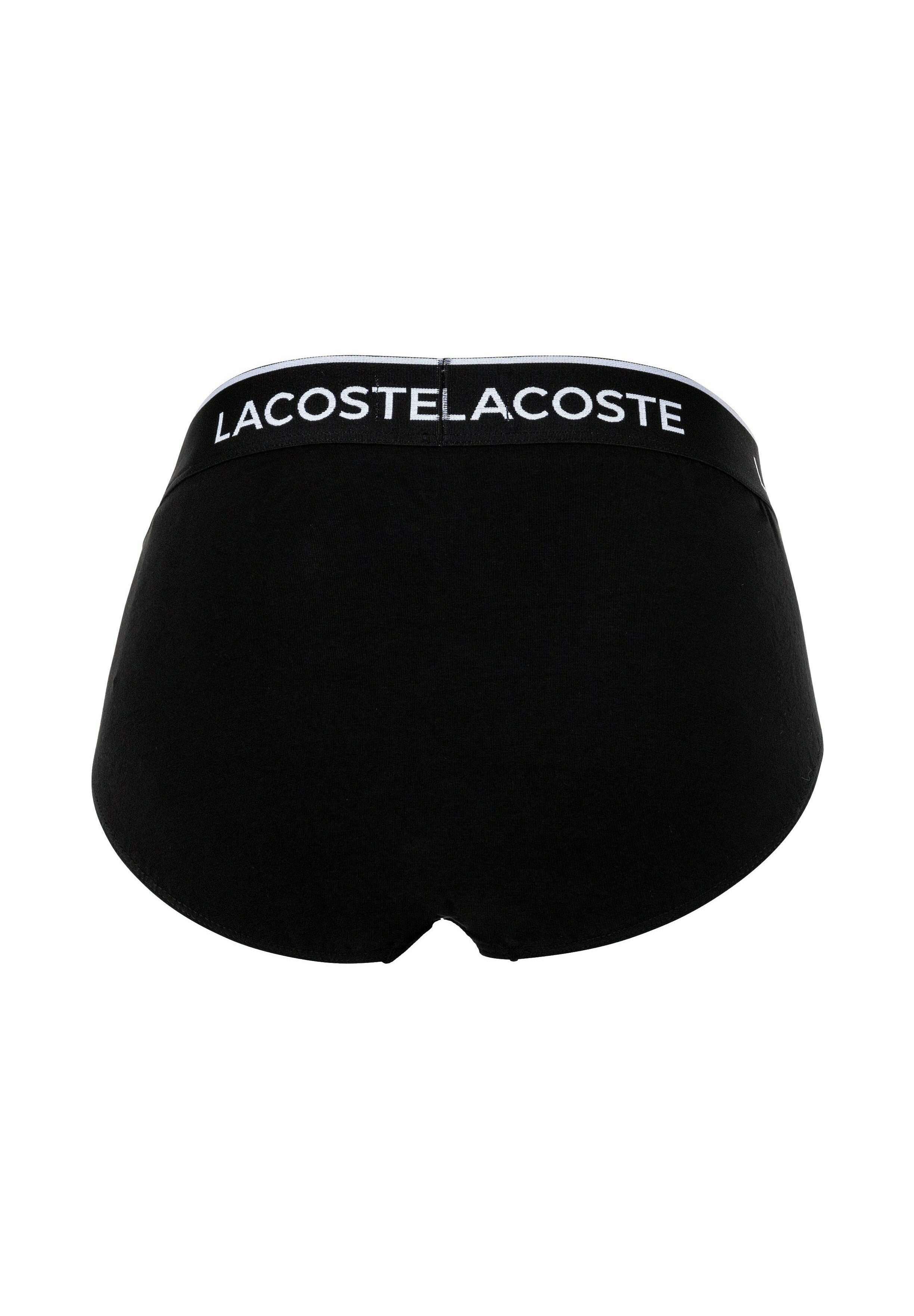 3ER PACK - CASUAL STRETCH LOGOBUND - Briefs - schwarz grau weiß