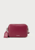 WEBBING DOUBLE STRAP CAMERA BAG - Cross body bag - alluring pink