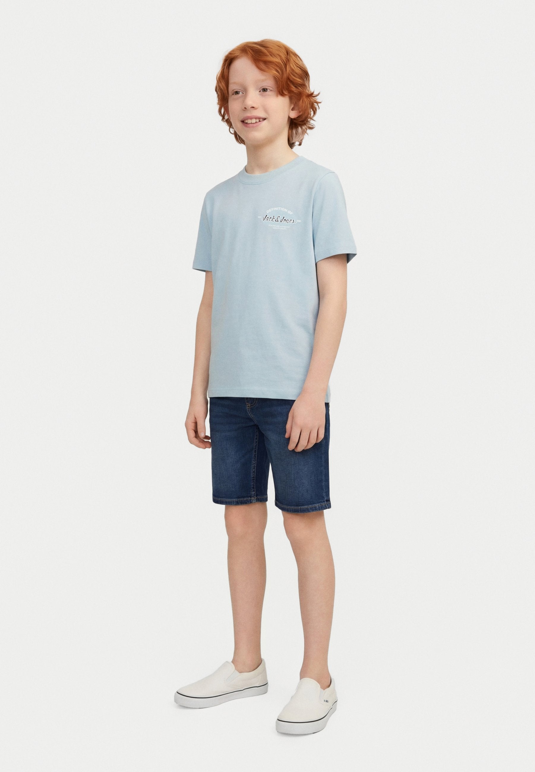 JJBRANDON TEE CREW NECK 3 PACK - Print T-shirt - celestial blue/mineral blue/sunligh