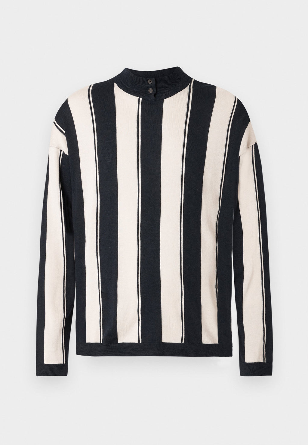 Jumper - navy/light beige