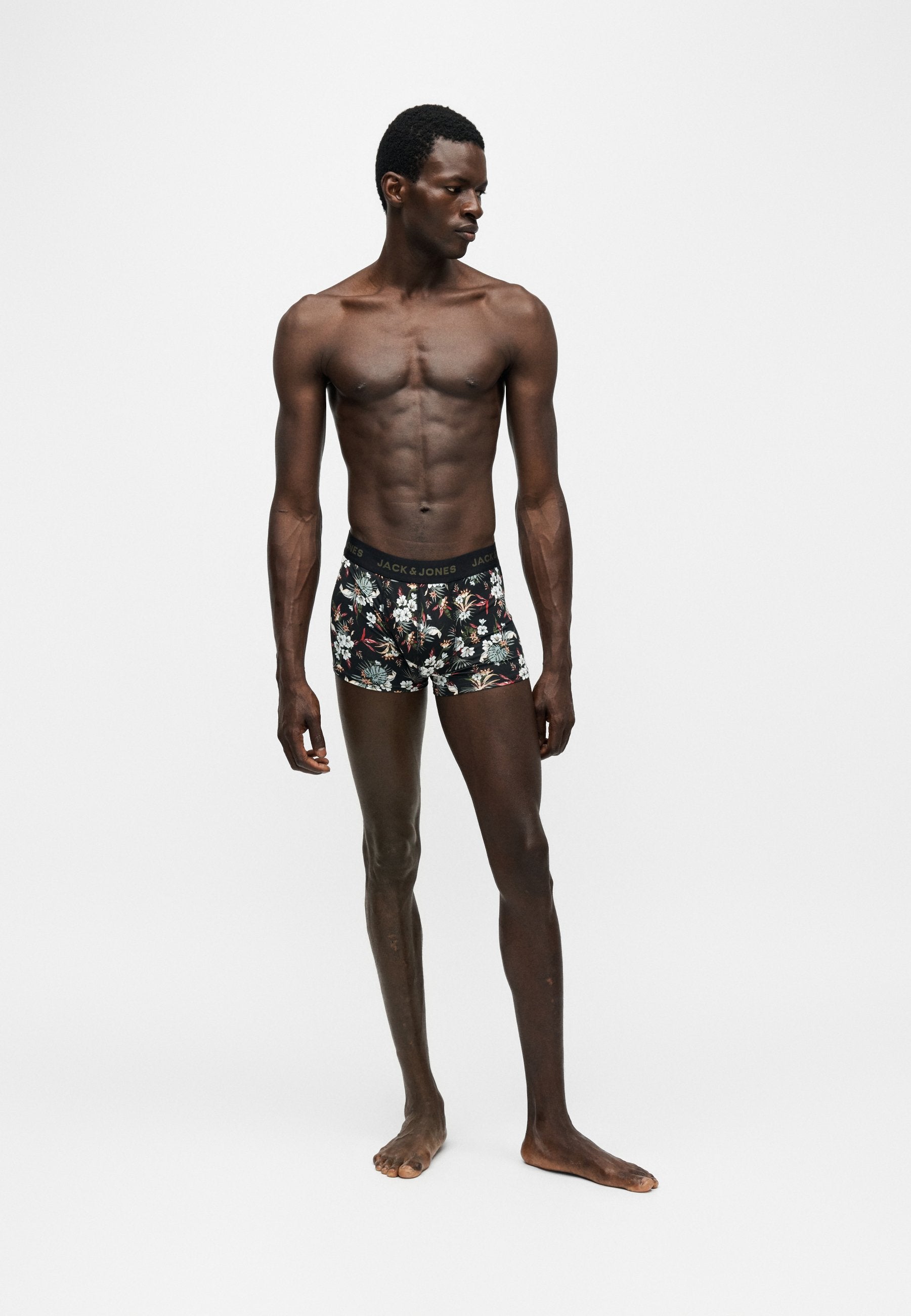 JACFLOWER 3 PACK - Trunks - black