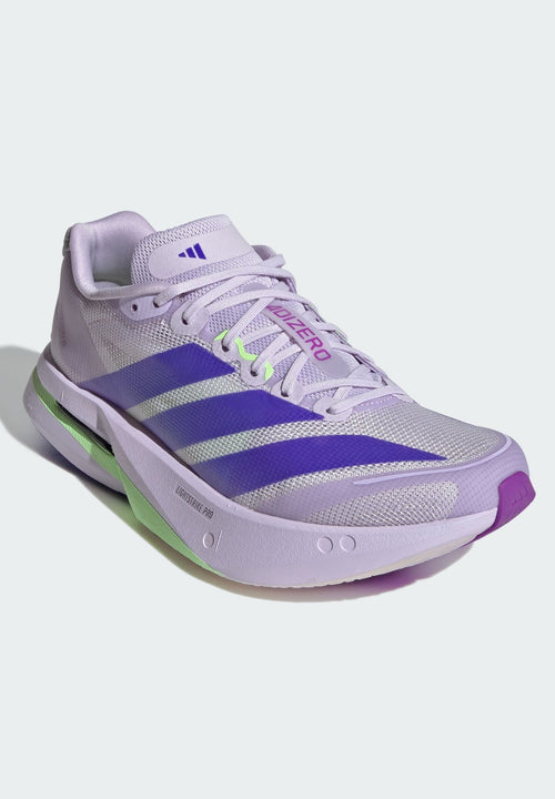 ADIZERO BOSTON - Road running shoes - purple tint   solar purple   green spark