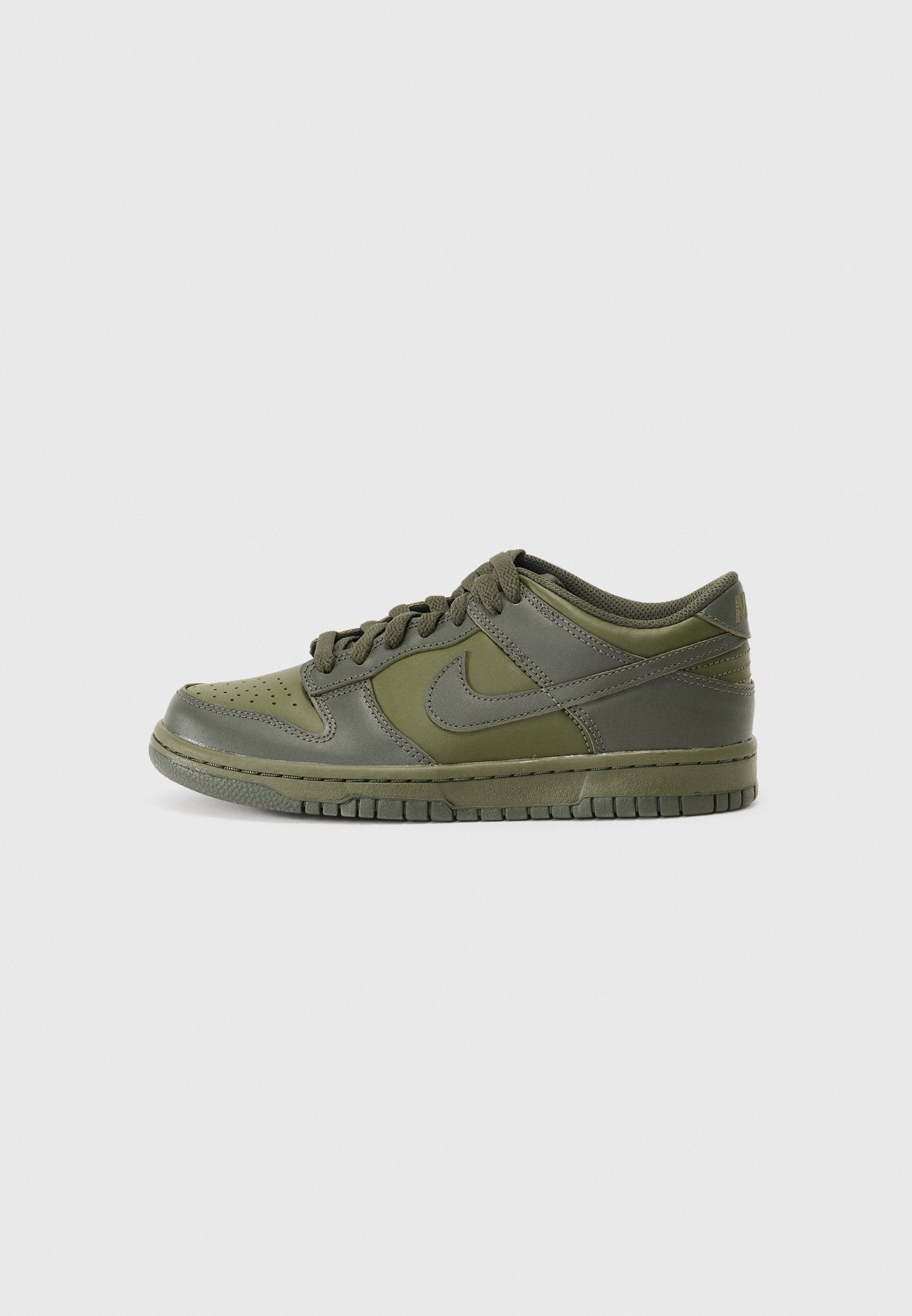 DUNK LOW UNISEX - Trainers - cargo khaki/universal red sequoia