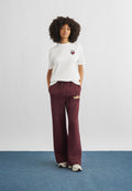 PANTALON LARGE - Bas de survêtement - crush bordeaux