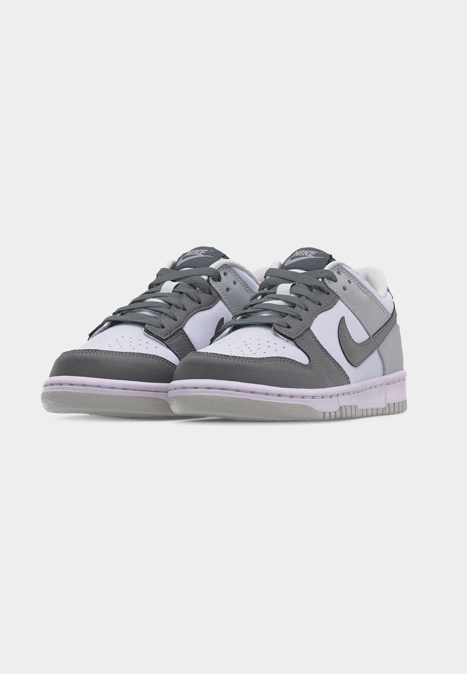 DUNK UNISEX - Spor Ayakkabı - beyaz/füme gri/gri sis