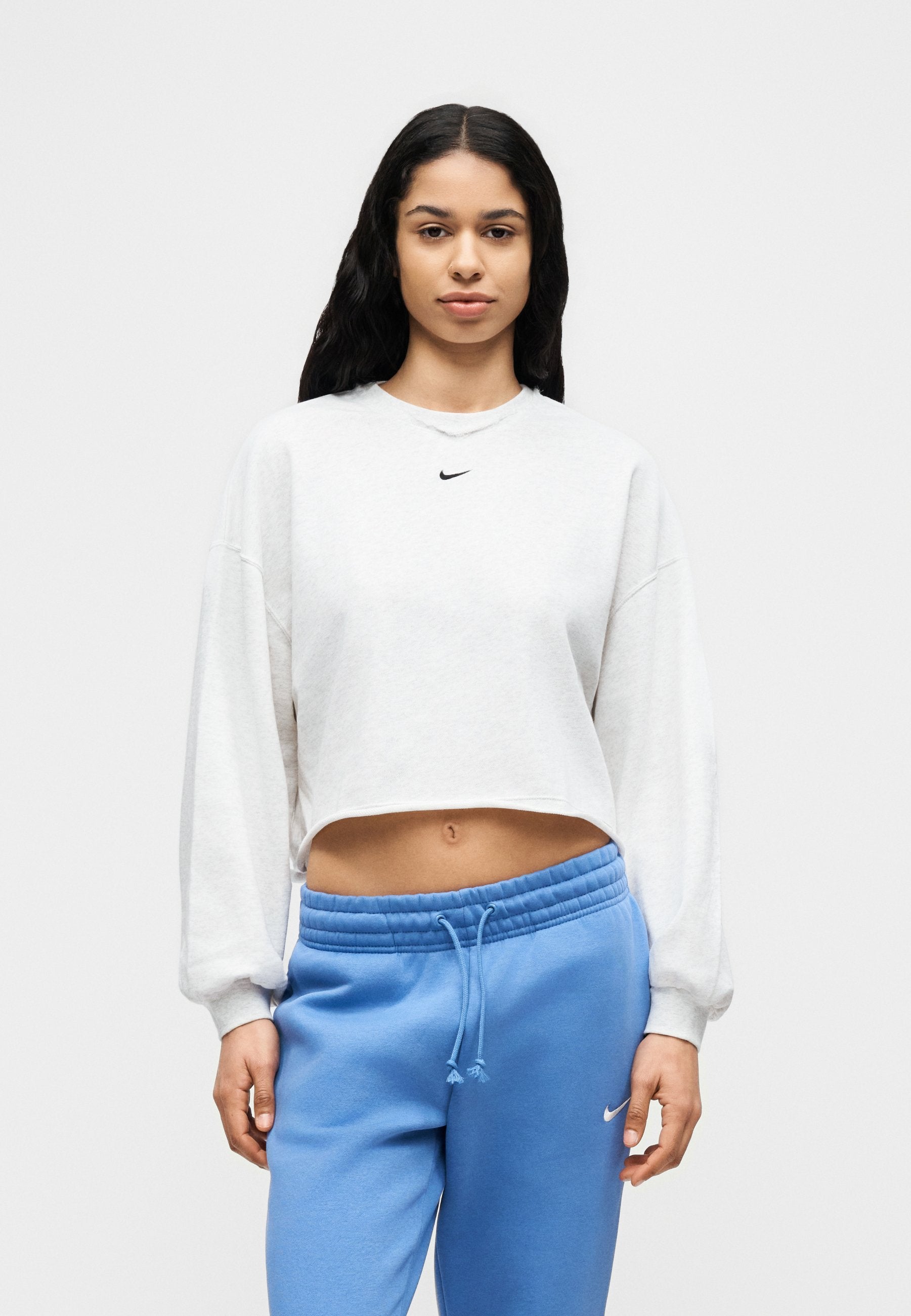 CHILL CREW - Sweatshirt - birch heather/black