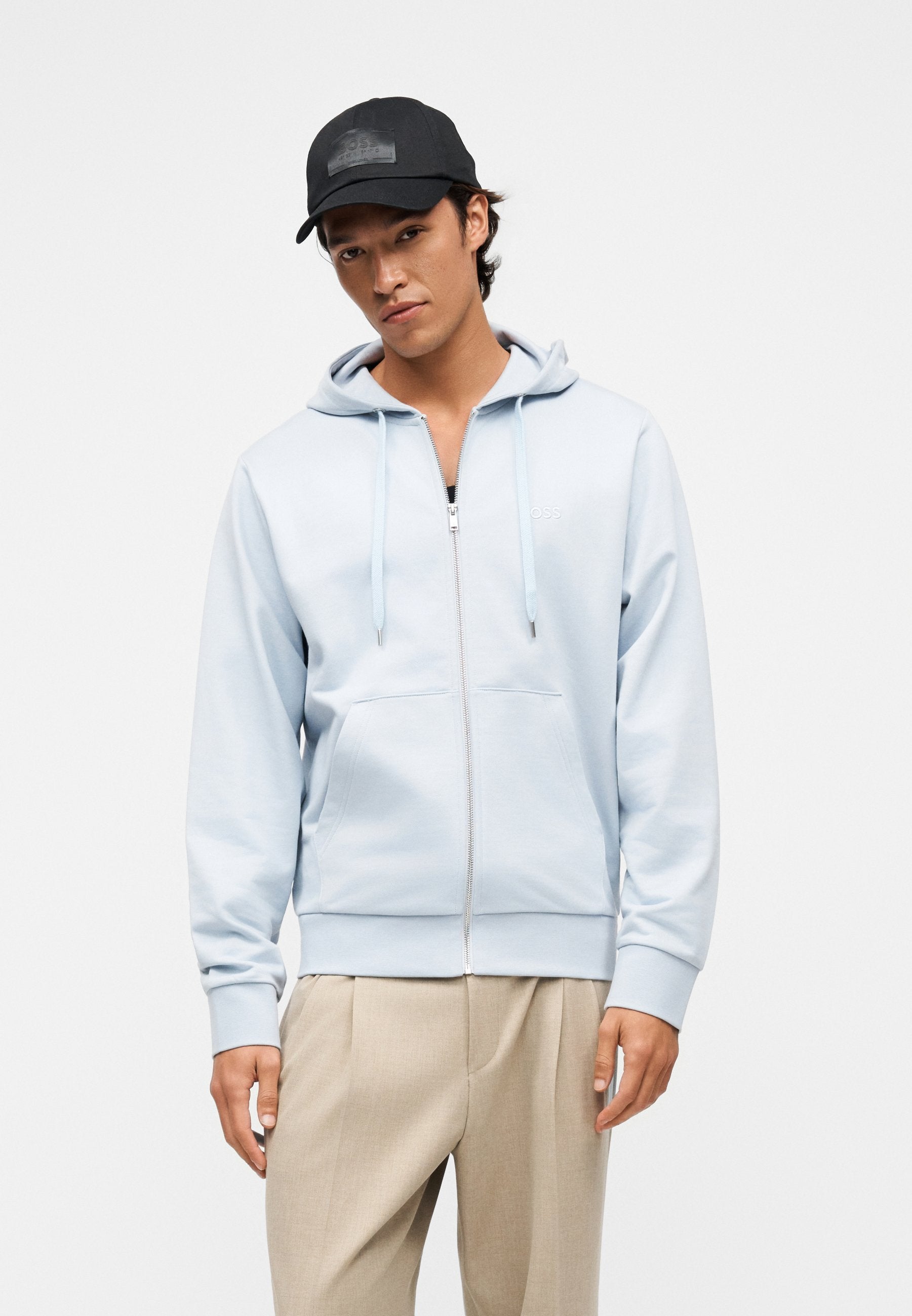 UNISEXE - Sweat-shirt zippé - bleu xénon