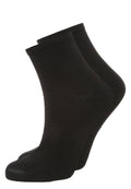 WOMEN CASUAL SHORT SOCK 2 PACK - Sneaker socks - black