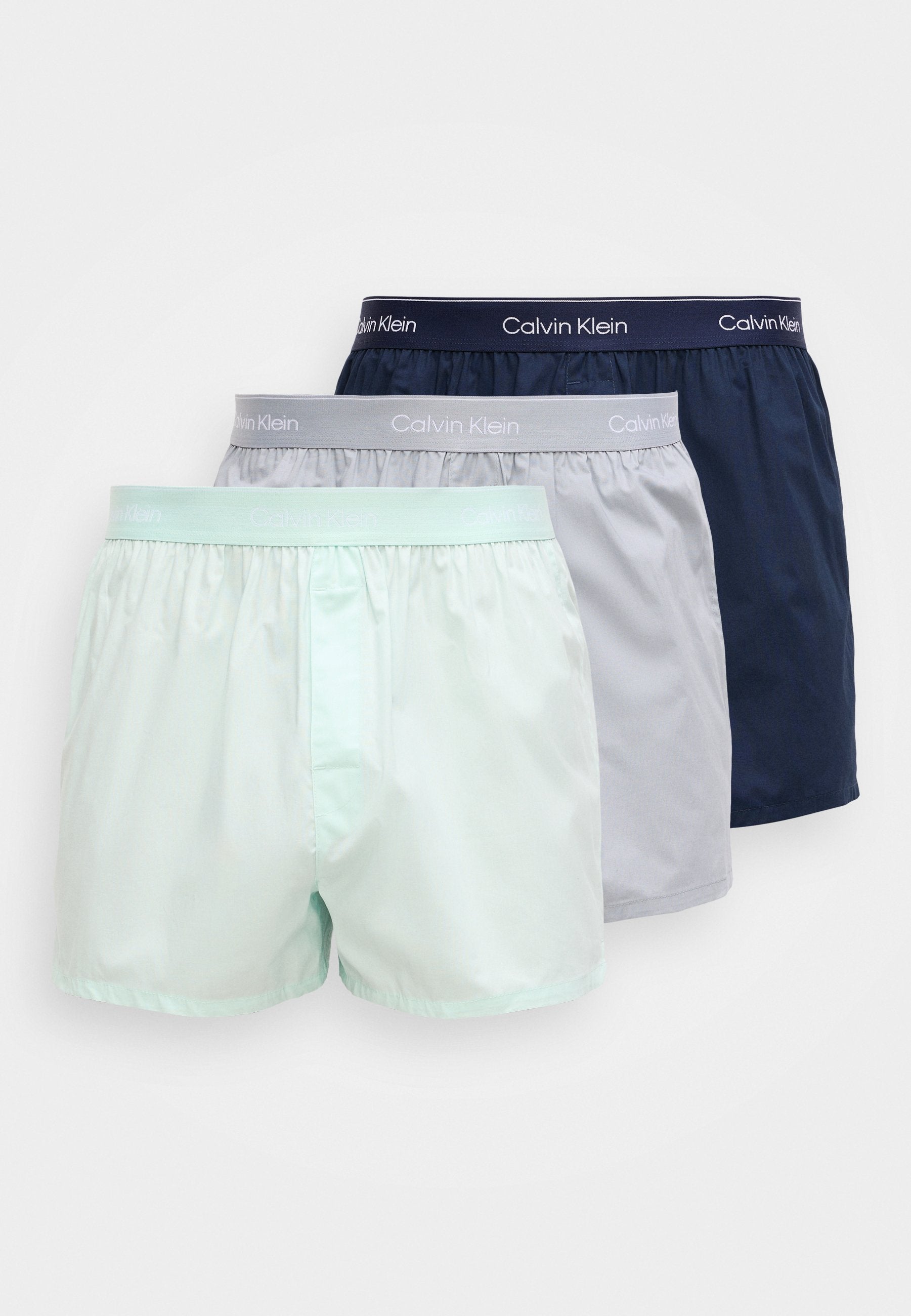 SLIM ICON 3 PACK - Boxer shorts - shoreline/dark blue/misty grey