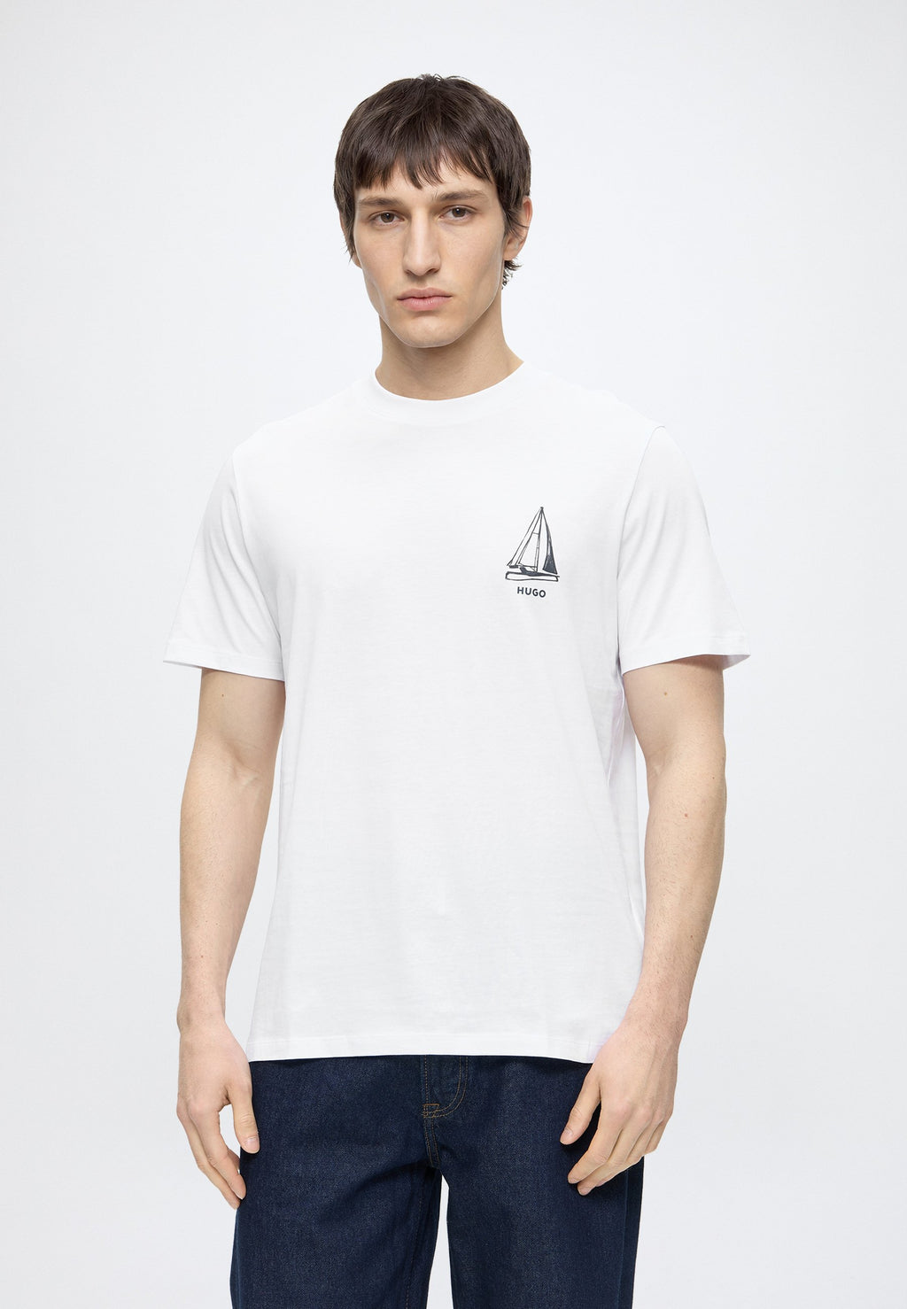 DISAIL - Print T-shirt - white
