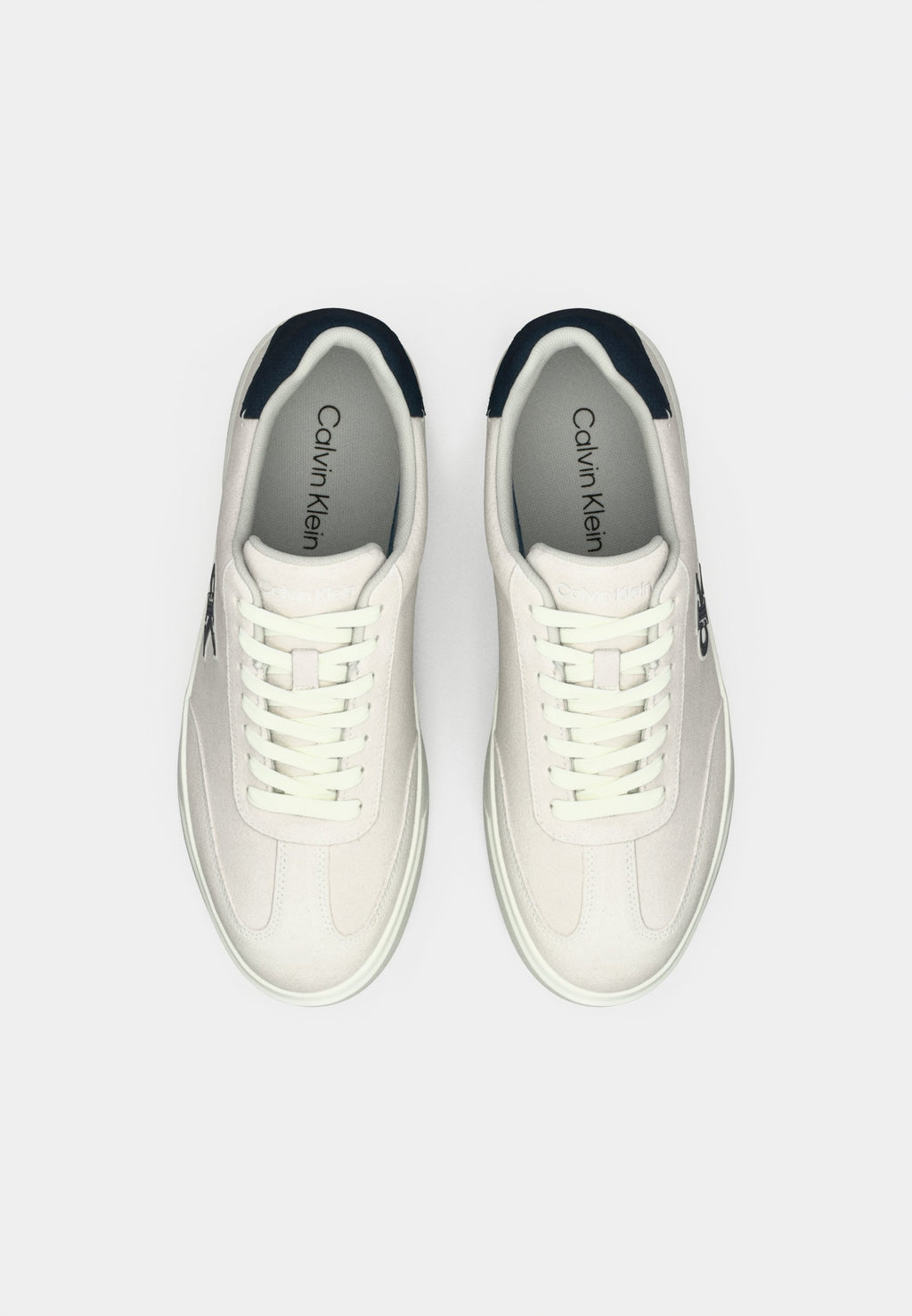 Trainers - off white/navy