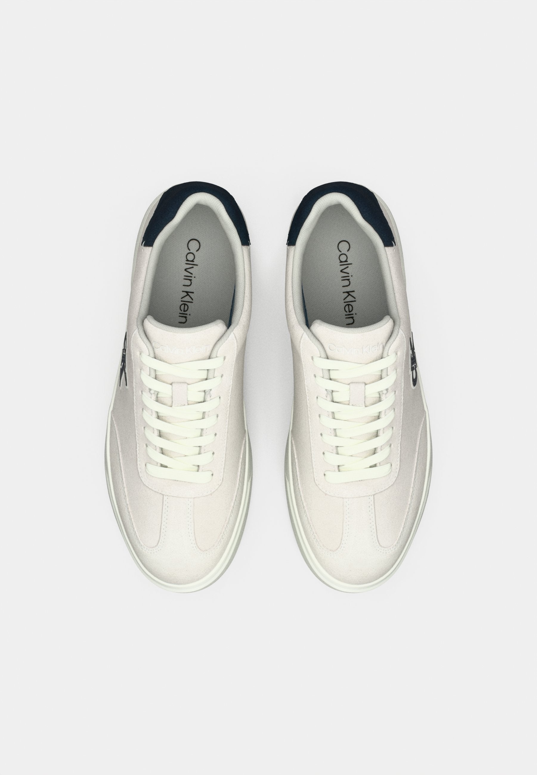 Trainers - off white/navy