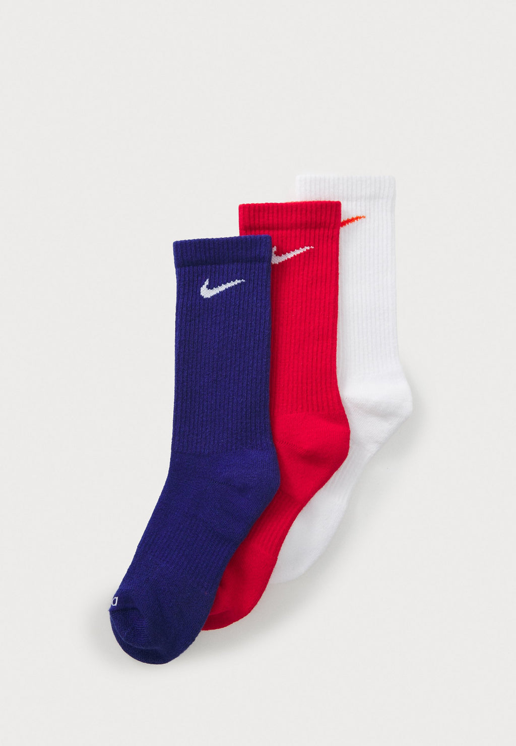 EVERYDAY PLUS CUSH CREW UNISEX LOT DE 3 - Chaussettes de sport - university red/white/safety orange/deep royal blue