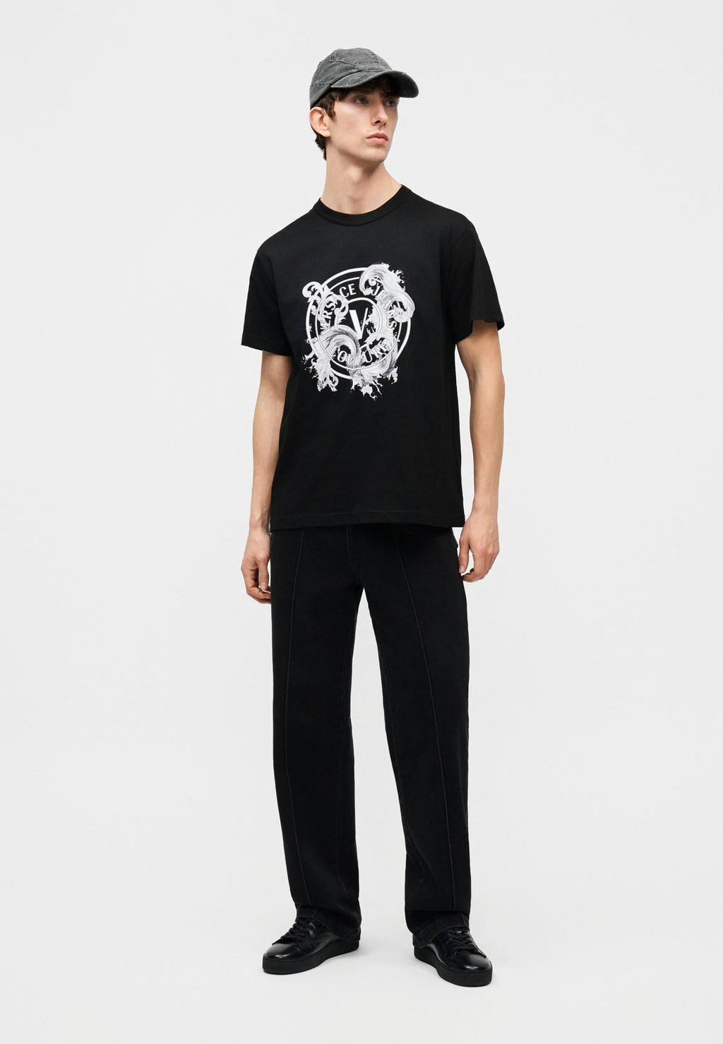 EMBLEM WAVE - Print T-shirt - black