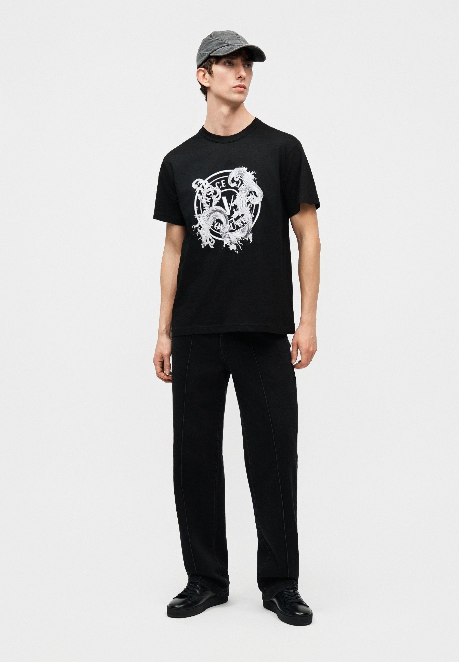 EMBLEM WAVE - Print T-shirt - black