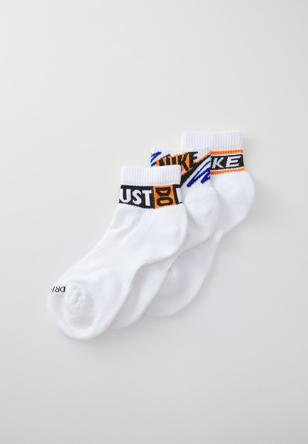 ANKLE UNISEX 3 PACK - Sports socks - white/black