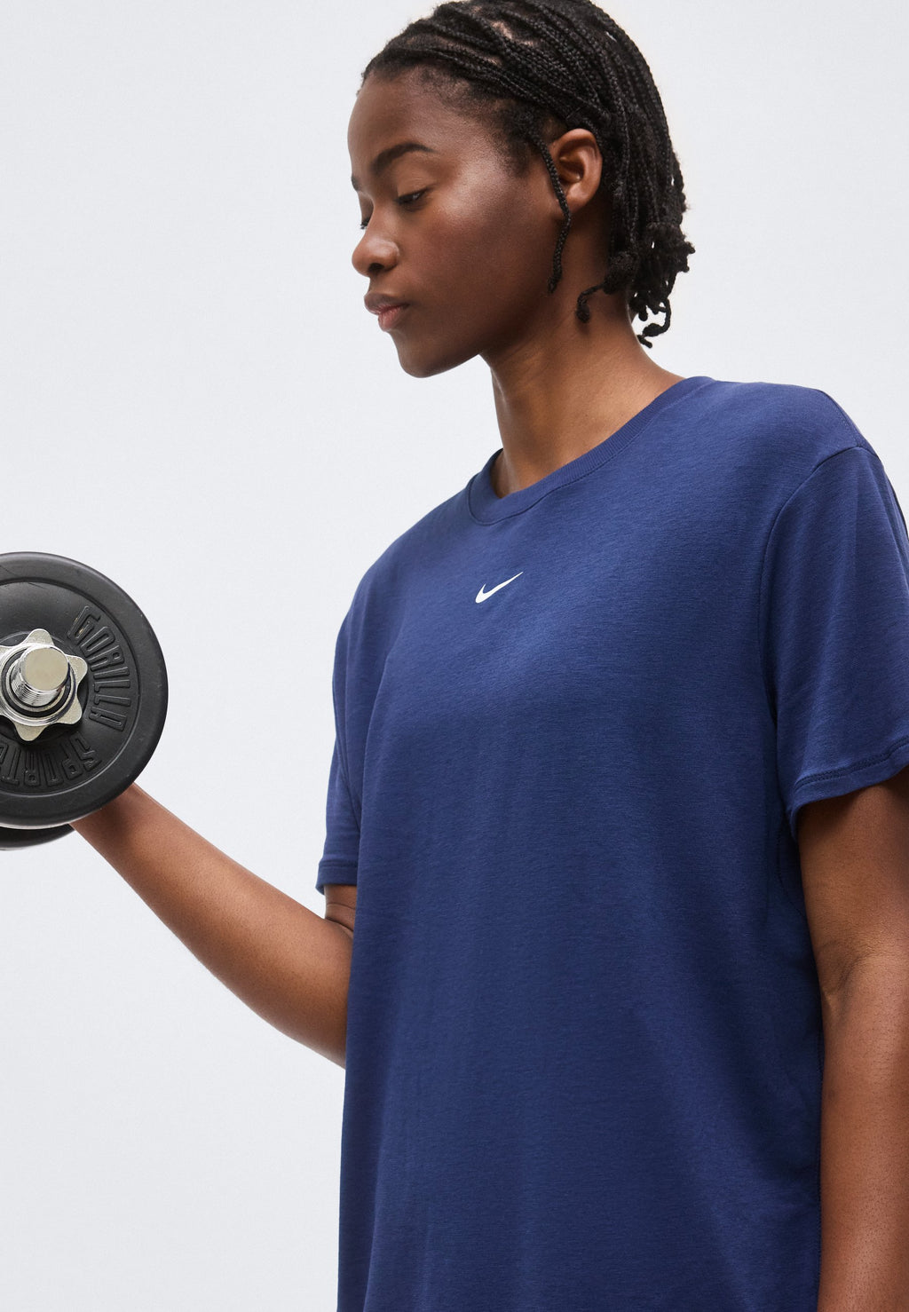ONE RELAXED - Sports T-shirt - midnight navy/white