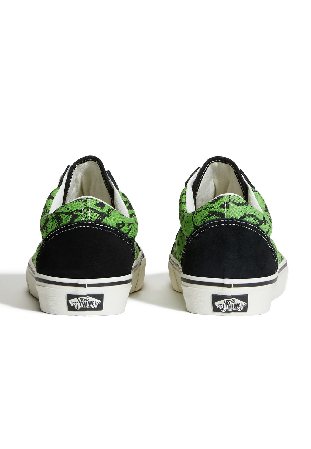 OLD SKOOL UNISEX - Skate shoes - black/lime