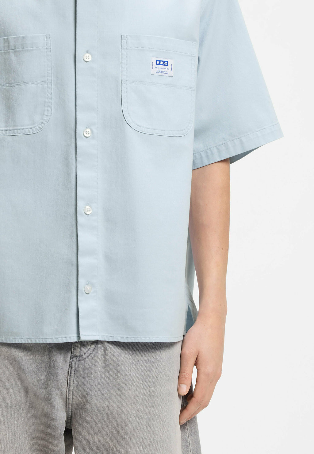 EBWIN - Shirt - open blue