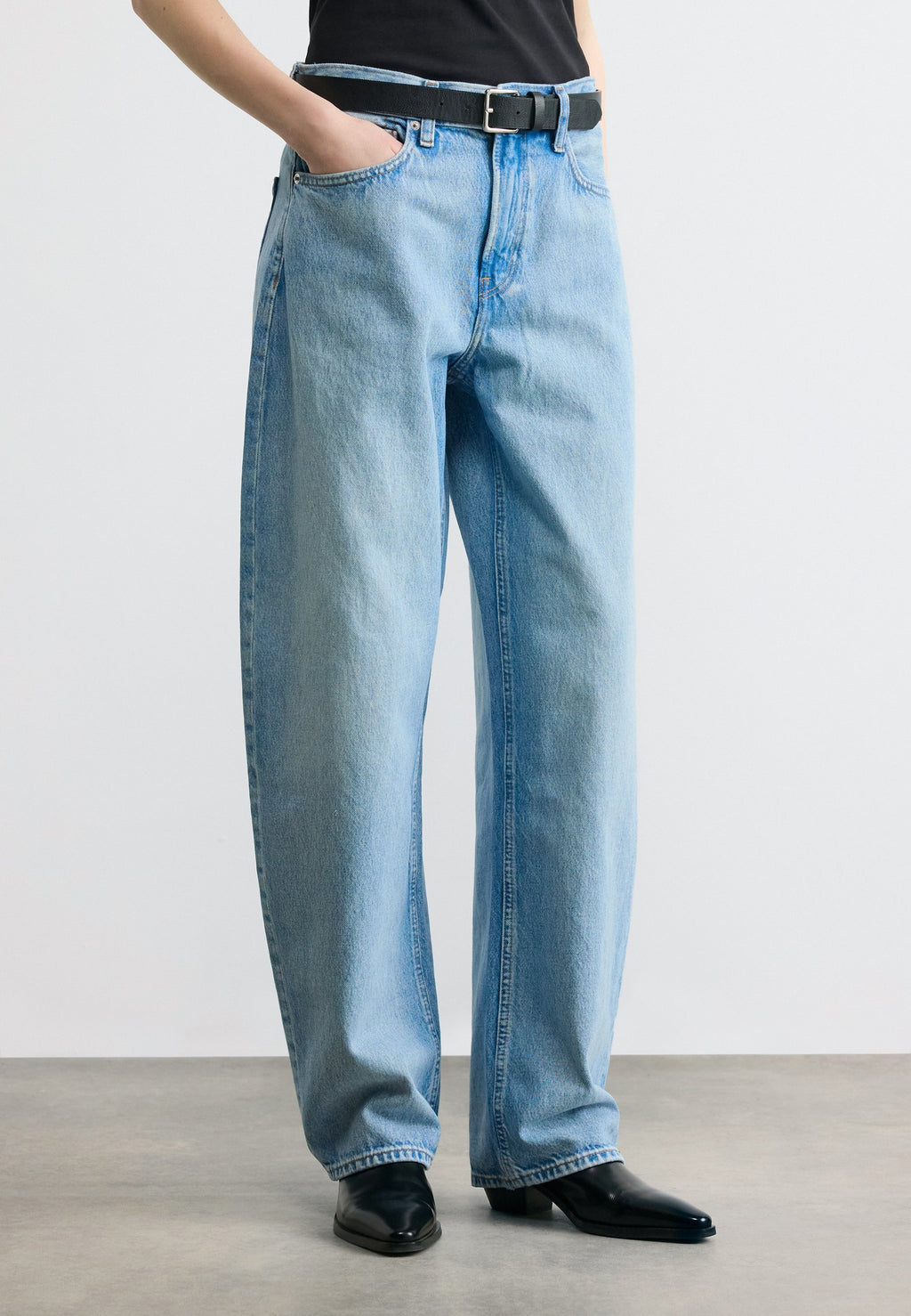 RELAXED BARREL  - Loose Jeans - sage stone