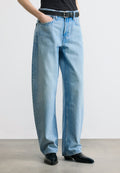 RELAXED BARREL  - Loose Jeans - sage stone