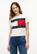 FLAG TEE - Print T-shirt - ancient white