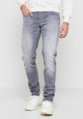 JJIWHGLENN JJICON  - Straight leg jeans - grey denim