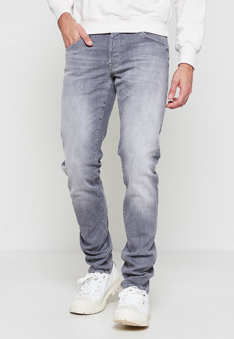 JJIWHGLENN JJICON  - Straight leg jeans - grey denim