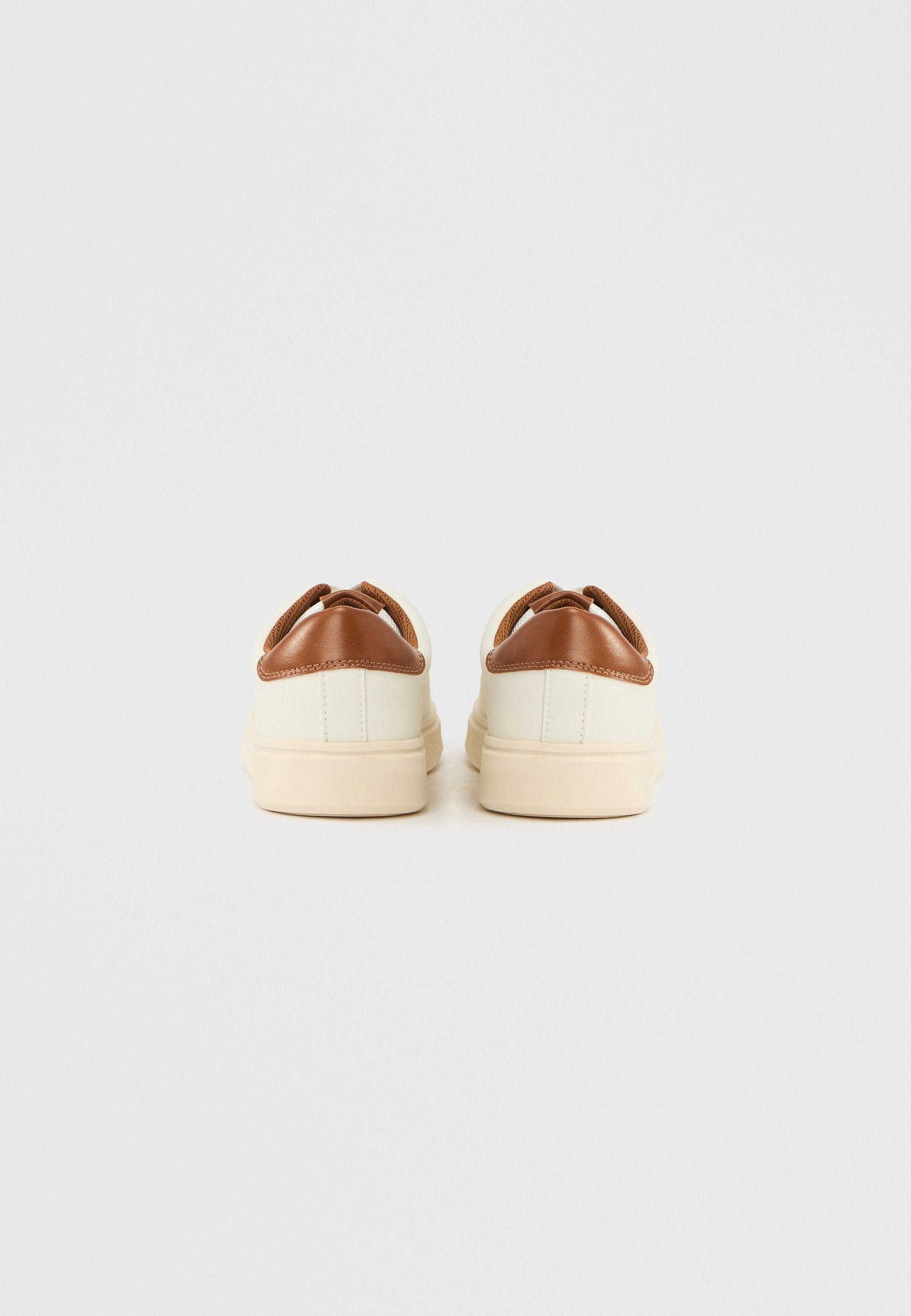 COOPER UNISEX - Trainers - off white/cognac