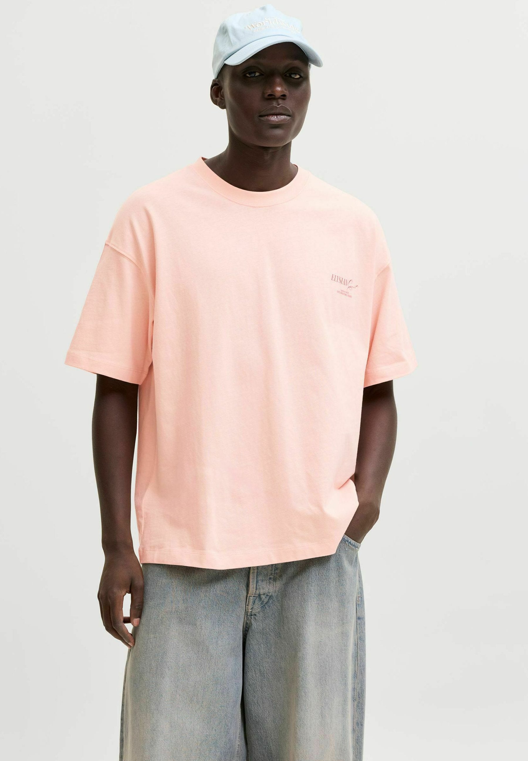 T- - Print T-shirt - peach melba