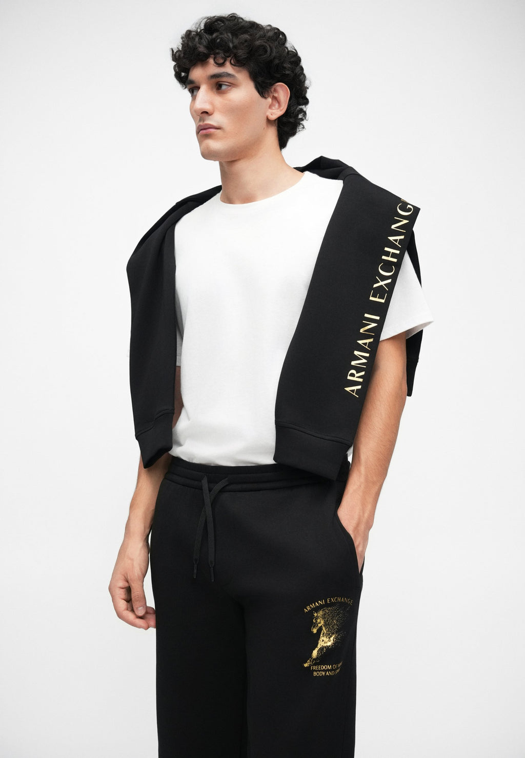 TROUSER UNISEX - Tracksuit bottoms - black