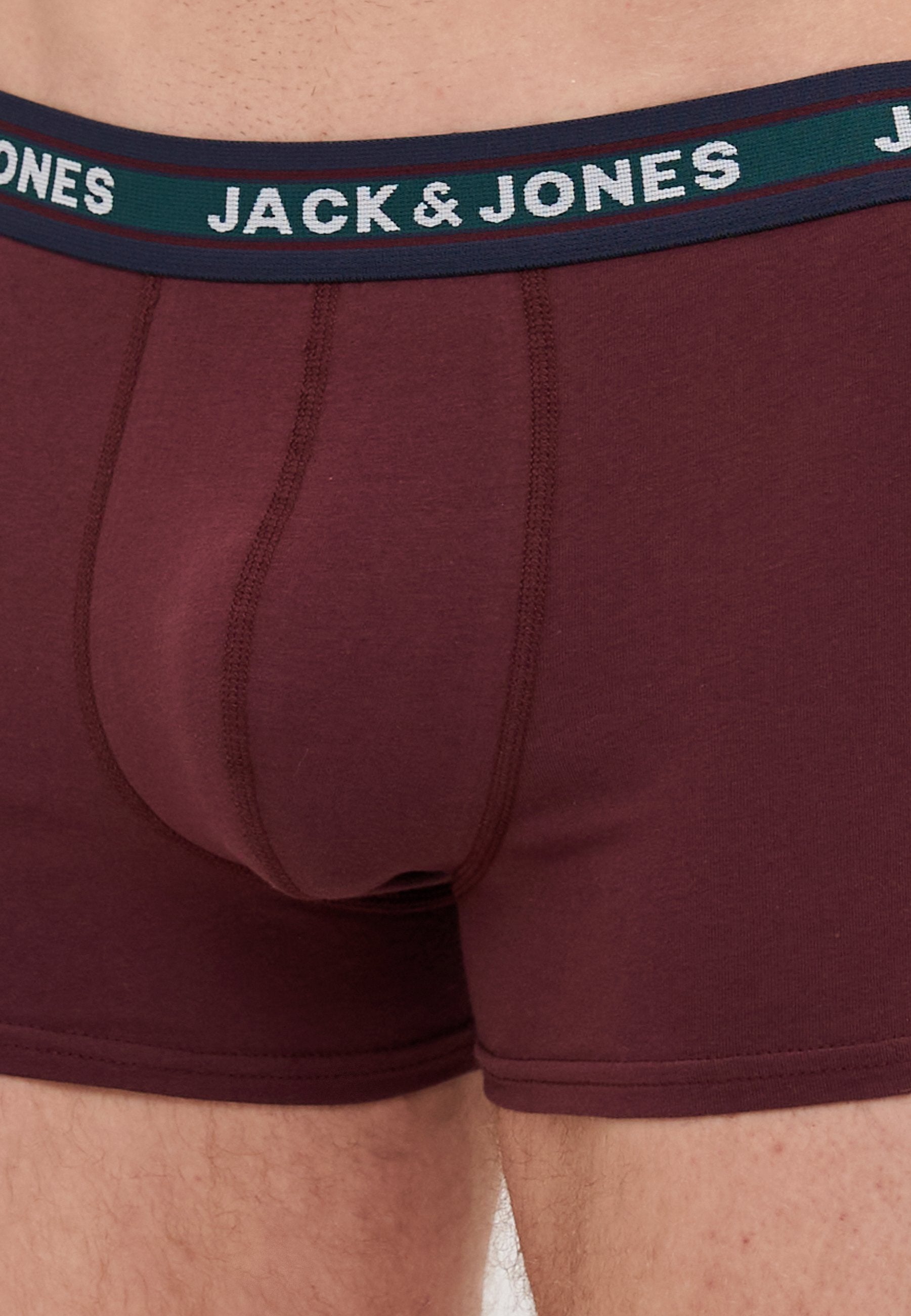JACSOLID  10 PACKS - Trunks - grey/dark blue/green/bordeaux