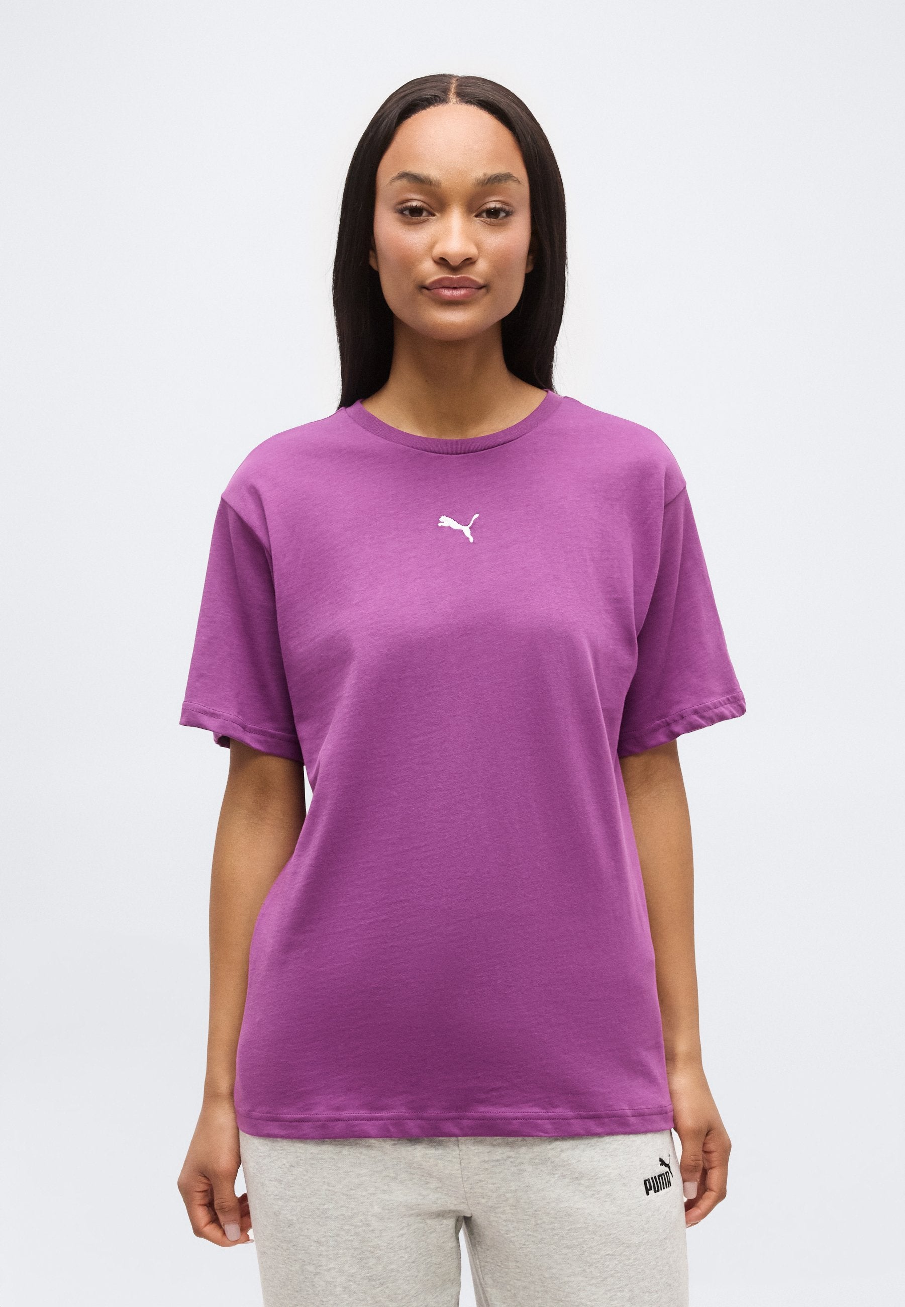 RELAXED TEE - Basic T-shirt - plum wine