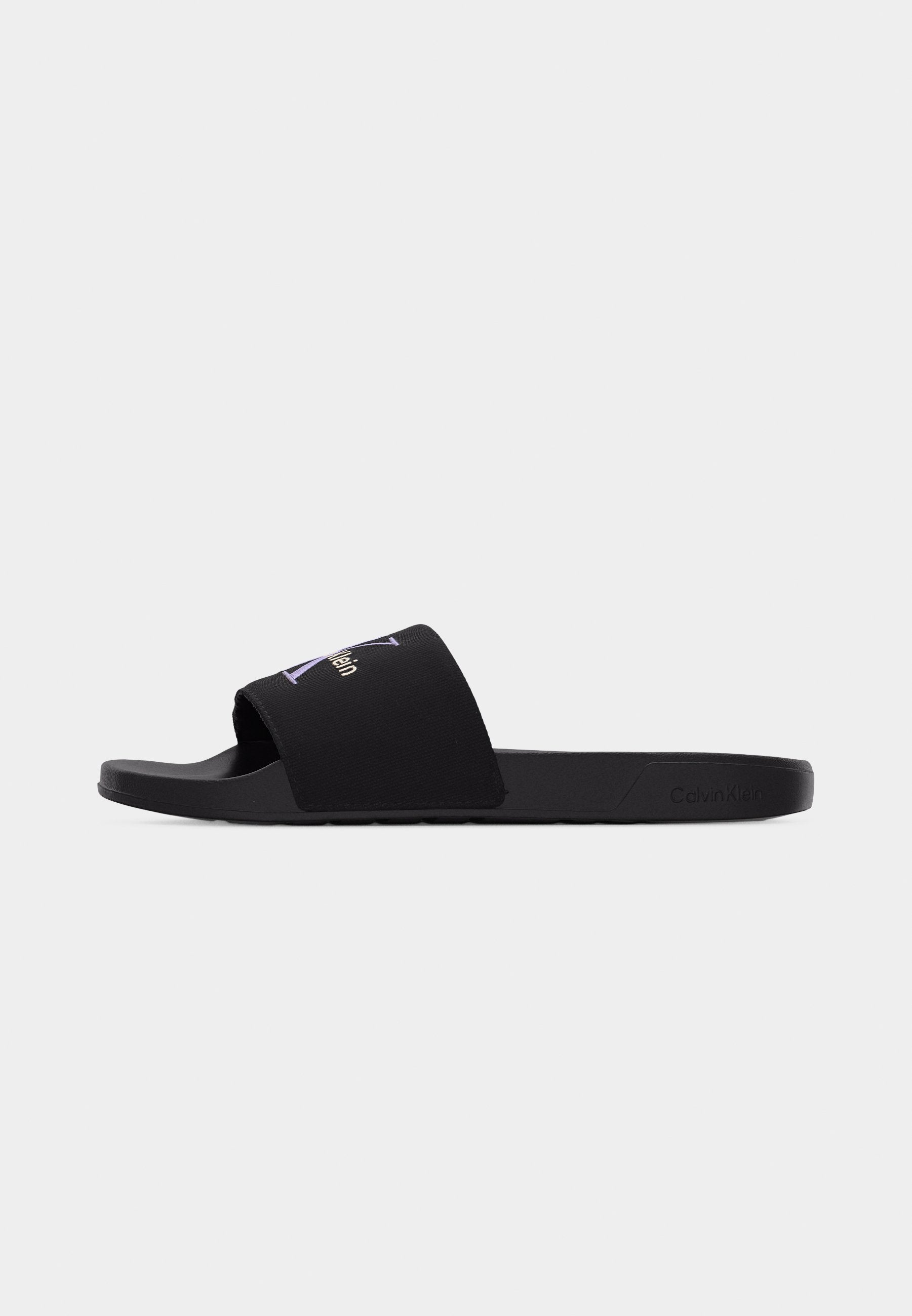 ESS SLIDE - Mules - black/soft levander