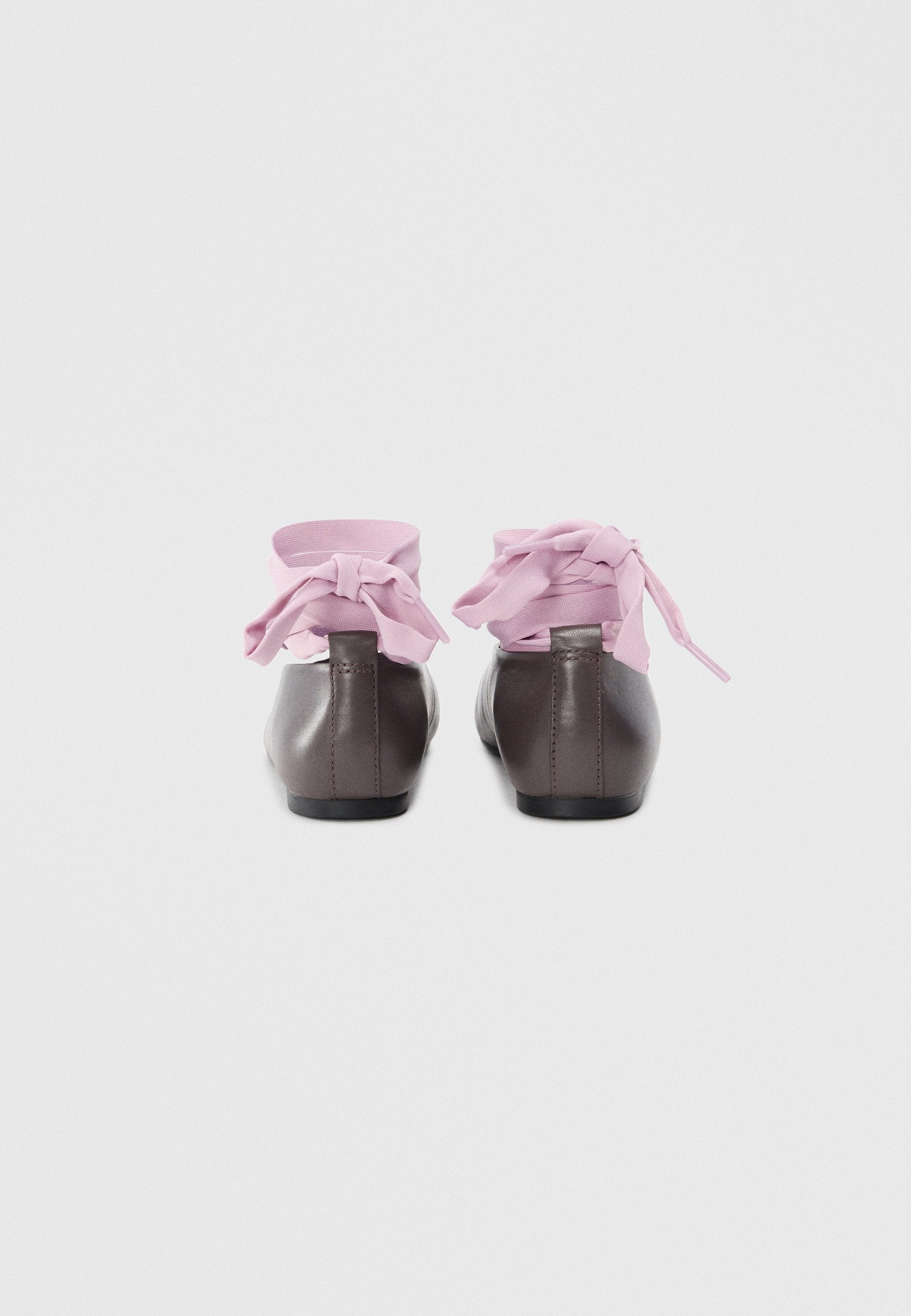 Ballet pumps - black walnut