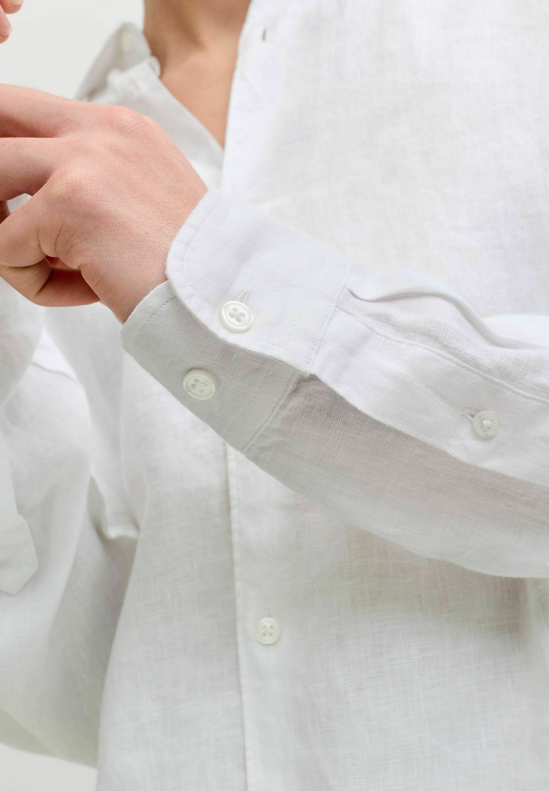 Casual Relaxed Fit - Shirt - bright white