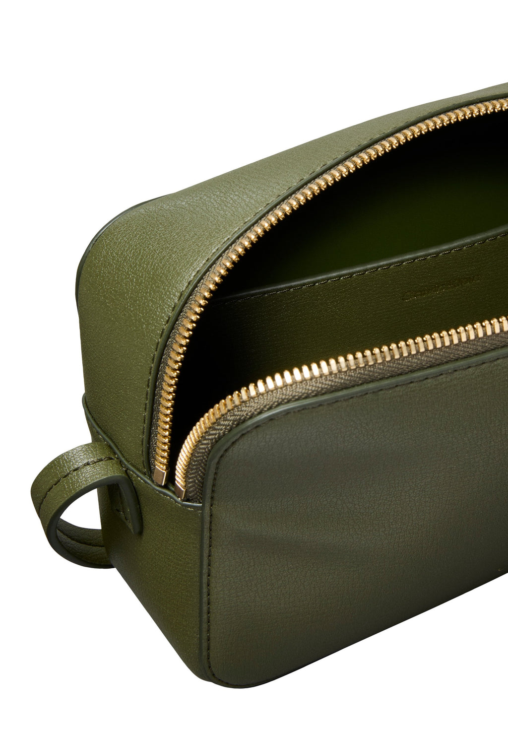 FOIL LOGO ELONGATED CAMERA BAG - Cross body bag - cypress